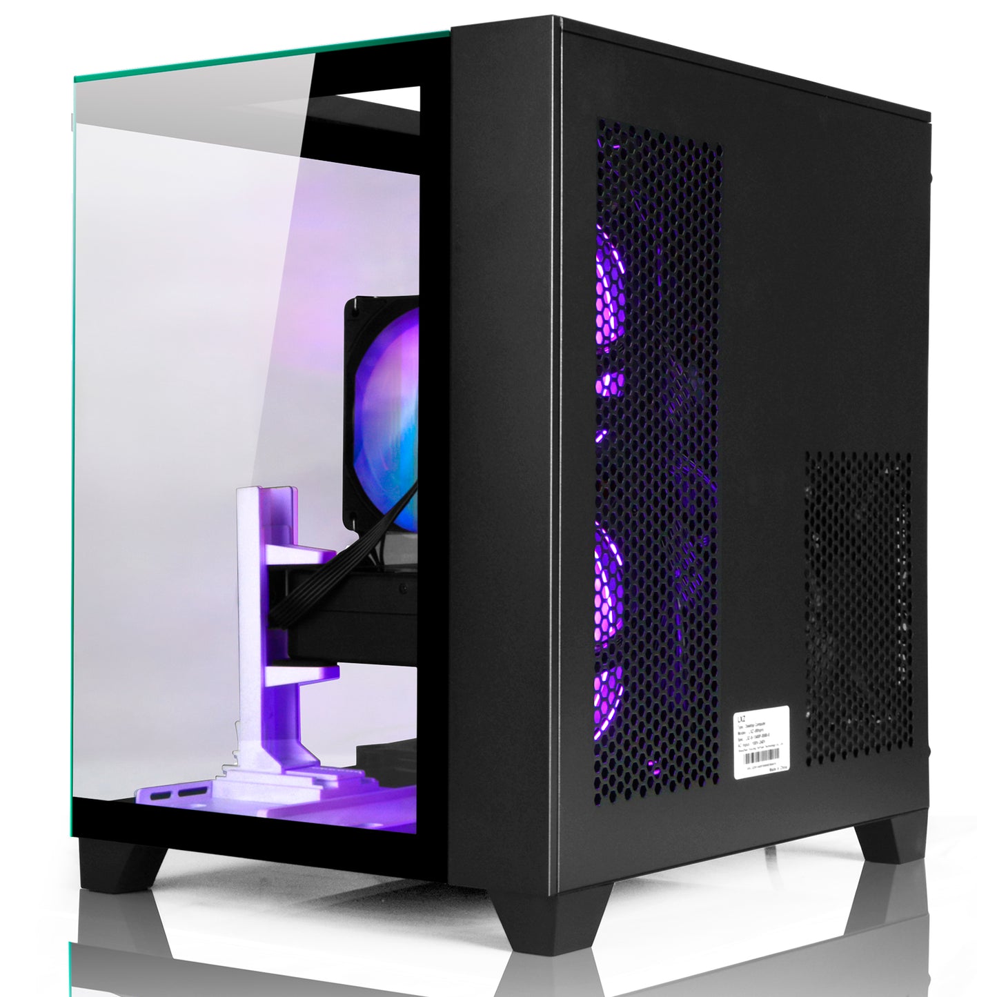 LXZ Gaming PC Desktop AMD Ryzen 7 8700F AMD Radeon RX 7650 GRE 8GB BLACK