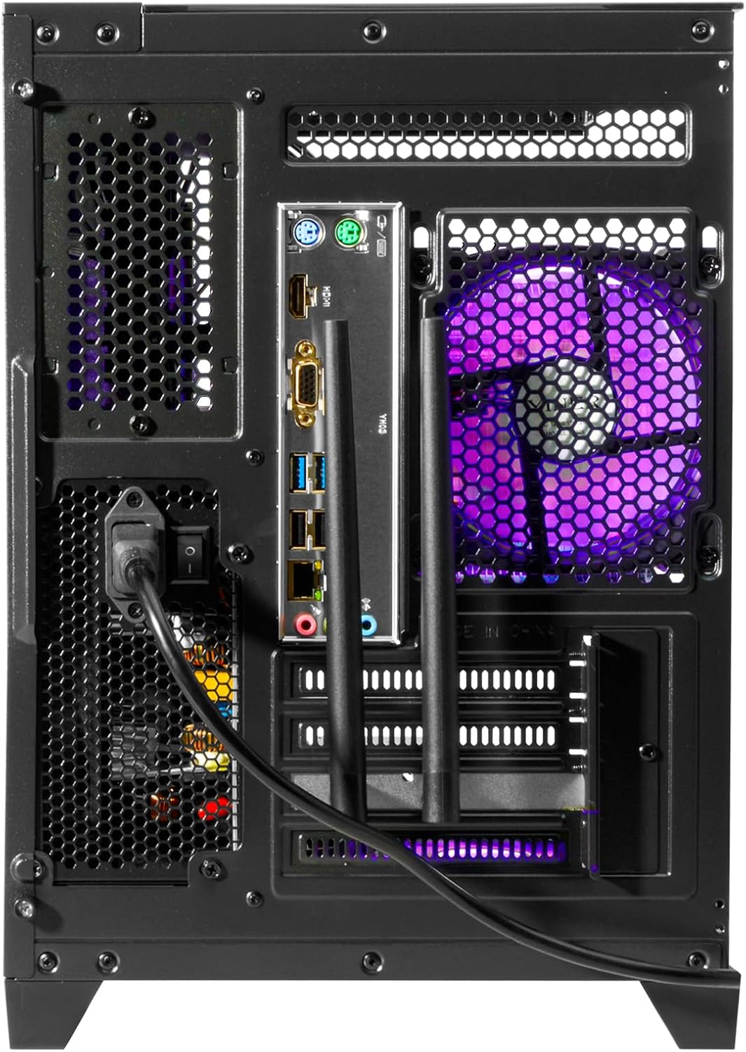 LXZ Desktop PC Ryzen 7-5700G 1TB NVME SSD BLACK