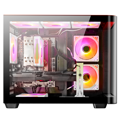 LXZ Gaming PC Desktop,Intel Core i9-13900HX, GeForce RTX 5060(8G),AI-Powered Performance,32GB DDR5 RAM,1TB NVMe SSD,Prebuilt Gaming PC Tower,Supports WiFi 6,Black