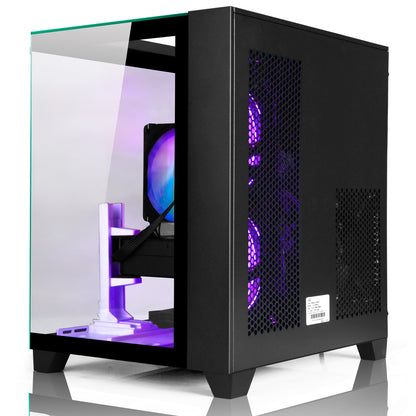 LXZ Gaming PC Desktop,Features AMD Ryzen 7 8700F 4.1 GHz (5.0 GHz Turbo), GeForce RTX 5060 (8G),32GB DDR5 RAM,1TB NVMe SSD,Supports WiFi 6,Prebuilt Gaming PC Tower