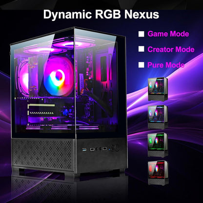 LXZ Desktop PC Ryzen 7-5700G 512GB NVME SSD