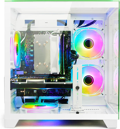 LXZ Gaming PC Desktop Core I7-14700KF, RTX 4070 12G, 32G DDR5 RAM, 1TB NVME SSD