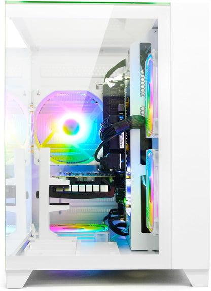 LXZ Gaming PC Desktop Core I7-14700KF, RTX 4070 12G, 32G DDR5 RAM, 1TB NVME SSD